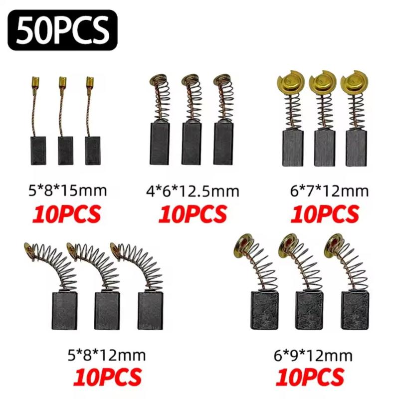 50pcs Heavy-Duty Carbon Brush  - Heavy Equipment Grinder ulasan dan harga