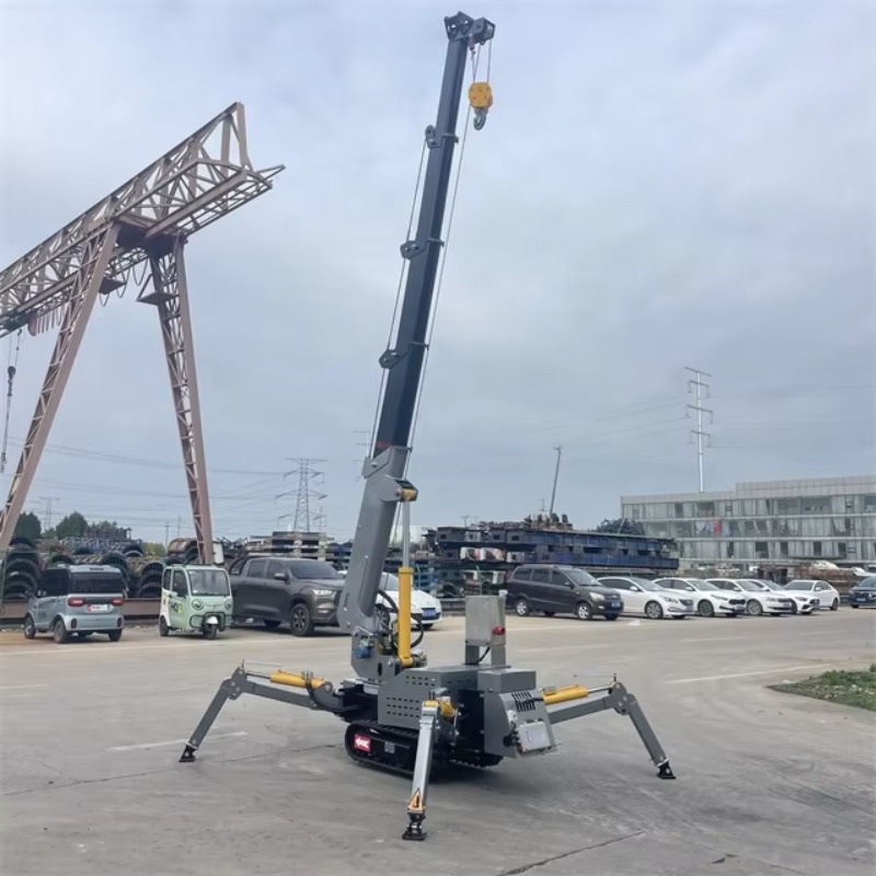 Compact Mini Spider Crane Hydr - Heavy Equipment Lift ulasan dan harga