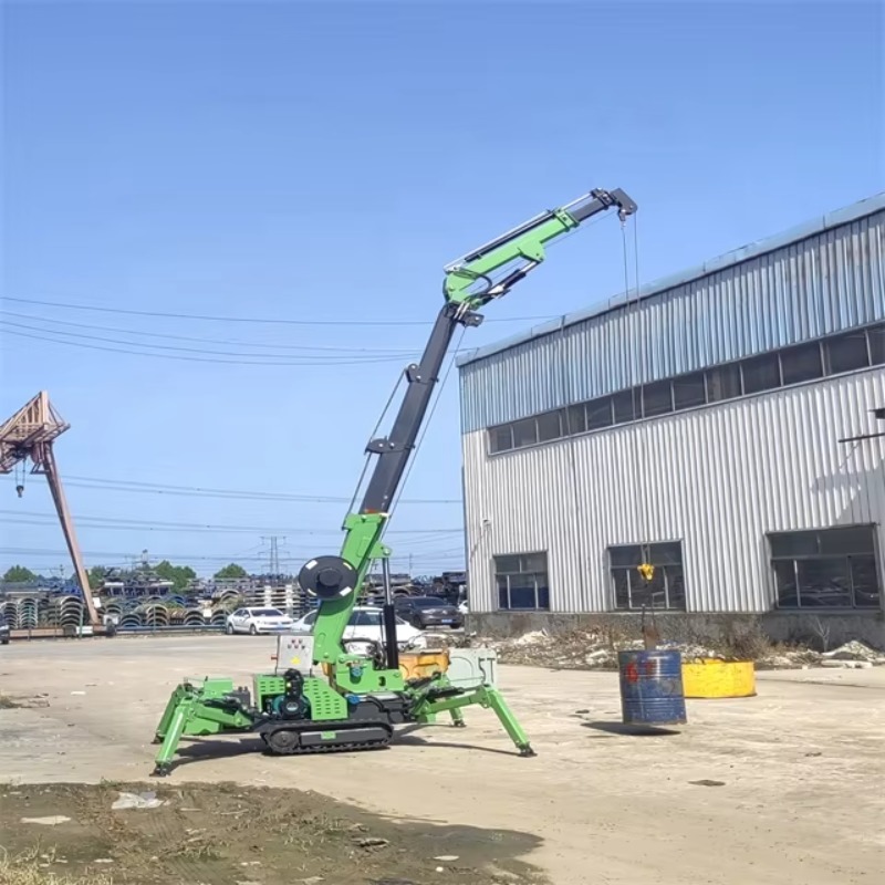 Compact Mini Spider Crane Hydr - Heavy Equipment Lift ulasan dan harga