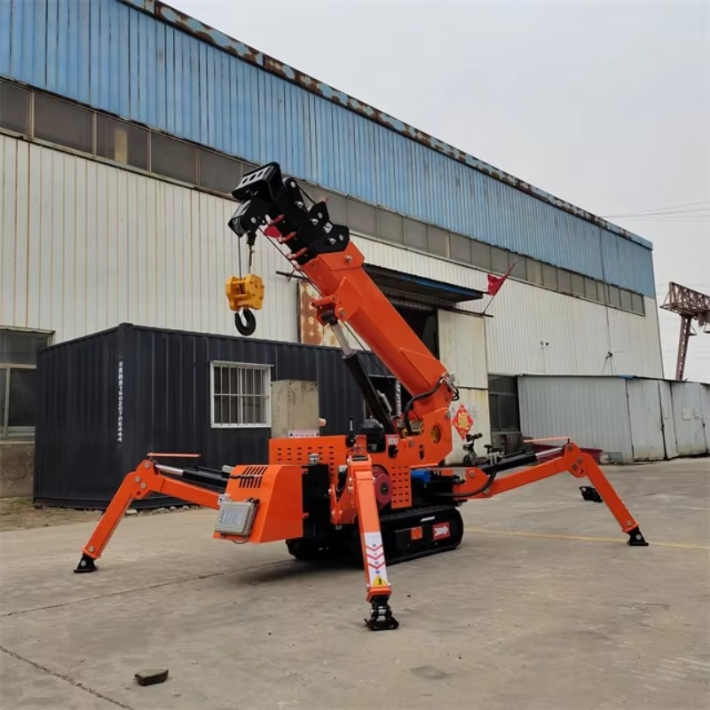 Compact Mini Spider Crane Hydr - Heavy Equipment Lift ulasan dan harga