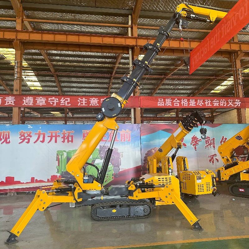 Compact Mini Spider Crane Hydr - Heavy Equipment Lift ulasan dan harga