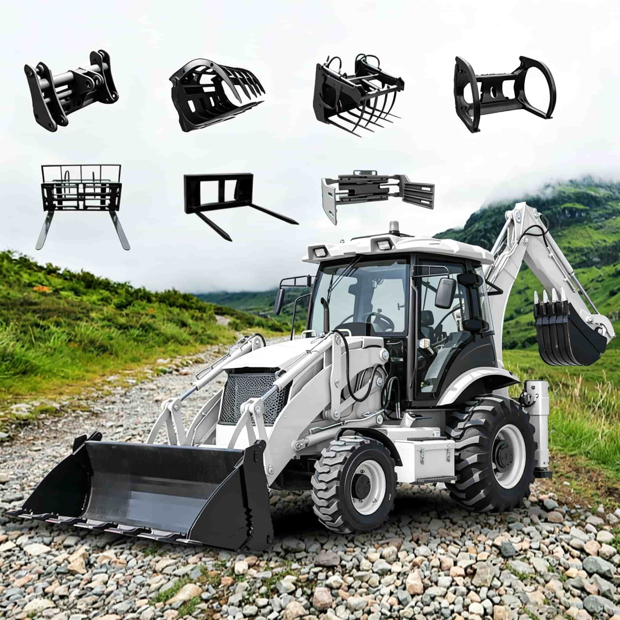 40-30C Ce Certified Backhoe Lo - Heavy Equipment Grinder ulasan dan harga